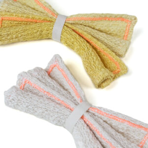 TATTER Exclusive 7" Cotton Washcloths (Set of Two) by The Weaving Mill