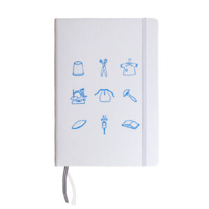 TATTER Blue Library Notebook